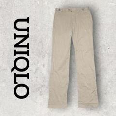 UNIQLO スリムフィットチノ 長ズボン チノパン (76) ベージュ