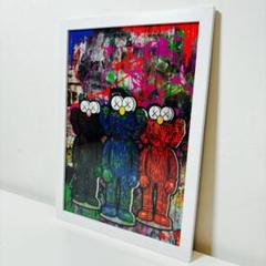 限定マット額装品/KAWS カウズ エキシビジョン限定/HOLIDAY2018 KAWS: HOLIDAY 日本限定コレクション - 「TJ News 現代美術家