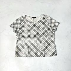 BURBERRY LONDON マイクロチェック ストレッチ Tシャツ 3L