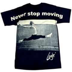 LUIGI Never Stop Moving ジャズダンサー ルイジ Tシャツ