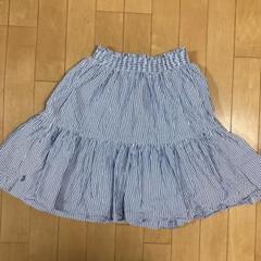 ポロ ラルフローレン スカート 160cm ストライプ 刺繍 現行タグ 美品