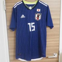 ラ*ネ様 サッカー日本代表ユニフォーム フットサルモデル NO.15 XOサイズ ラ*ネ様 サッカー日本代表ユニフォーム フットサルモデル NO.15