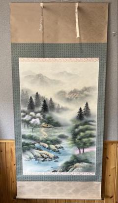 【 掛軸 / 草風】彩色山水図 巻物 書道 骨董品⑤ 掛軸 / 草風】彩色山水図 巻物 書道 骨董品③ - メルカリ