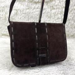 YVES SAINT LAURENT ショルダーバッグ スエード ヴィンテージ