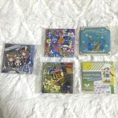 ポップンミュージック　pop'n music スクエア缶バッジ　5点セット ポップンミュージック pop'n music スクエア缶バッジ 5点セット