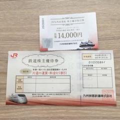 JR九州 鉄道株主優待券