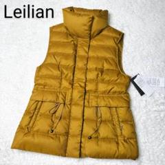 Leilian レリアン アウター ダウンベスト 11 L イエロー マスタード Leilian レリアン アウター ダウンベスト 11 L イエロー マスタード