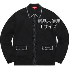 Supreme Checkerboard Zip Up Sweater Lサイズ