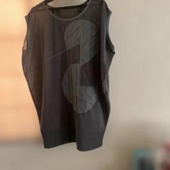 エイココンドウ　ノースリーブチュニック　（美品） 美品 エイココンドウ イークラットメッシュ使い ノースリーブ