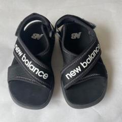 new balance 黒 ベビー　サンダル　15cm