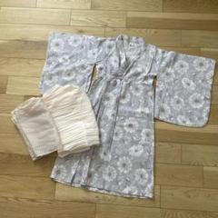 プティマイン 110cm 浴衣 ワンピース ドレス 帯 セット マーガレット