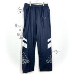 adidas ジャージパンツ(L)ネイビー ビックロゴ トラック スポーツ