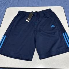 adidas ハーフパンツ ネイビー 3本ライン