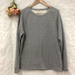 ★MUJI★無印良品 スウェット トレーナー【XL】長袖 グレー 部屋着