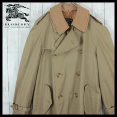 【Burberrys】90s　ノバチェック　メンズ　トレンチコート　ビンテージ 古着 90s Burberrys チェック ライナー 比翼 ステンカラー
