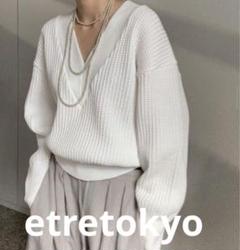 ETRETOKYO ハイネック ロングスリーブプルオーバー 新品タグ付 定価以下 ETRETOKYOハイネックロングスリーブプルオーバー 新品タグ付 ¥13200