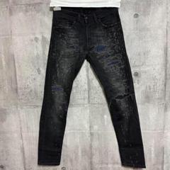 DIESEL デニム スキニー thommer D.N.A ダメージ加工 メンズ