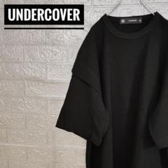 UNDERCOVERアンダーカバーGU　ビッグサイズ美品サーマルTシャツ黒L