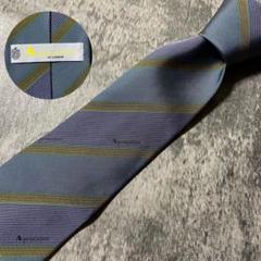 AN090 Aqua sputum ブルー パープル シルク ネクタイ