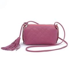 ANAYI キルティングレザーミニBAG ピンク　ショルダーバッグ