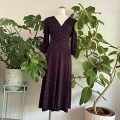 プチハート柄ワンピース　FI FILLES PARIS　フィフィーユ00153 プチハート柄ワンピース FI FILLES PARIS フィフィーユ00153