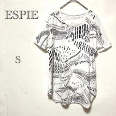 エスピエ ESPIE Tシャツ 【S】 半袖 総柄 カットソー レーヨン 春夏