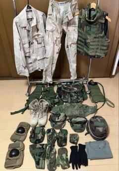 米軍装備セット　初期アフ　初期イラク　ウッドランド 米軍装備セット 初期アフ 初期イラク ウッドランド - メルカリ