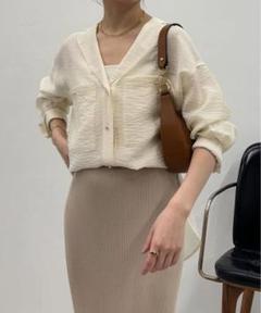 美品◎コラージュガリャルダガランテ　2WAYヴィンテージライク開襟シャツ コラージュガリャルダガランテ 2WAYヴィンテージライク開襟
