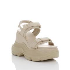 YELLO ベージュ サンダル Mサイズ kiseki♡様専用】YELLOサンダルMベージュ