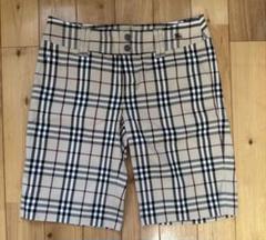 【希少美品】バーバリーズ/OLD(90s)Bロゴ柄キュロット/ショートパンツ/M 極美品 バーバリー ショートパンツ ハーフパンツ ズボン