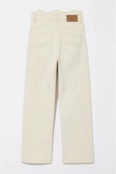 WAVE DESIGN HIGH WAIST DENIM