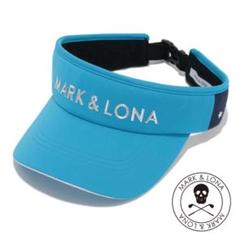 新品★タグ付【MARK&LONA】サンバイザーblue■送料無料 2025年最新】マークアンドロナ サンバイザーの人気アイテム