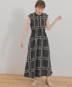 今期新作 新品 アーバンリサーチ サニーレーベル エスニックパネル柄ワンピース