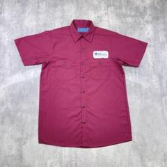 CiNTAS【M相当】ワークシャツ✨US古着 カレッジ/ダブルパッチポケット