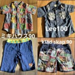 キッズ服セット 半袖シャツとショートパンツ