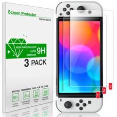 【✨残り1点✨】 2枚入り Switch OLED 用 保護 ガラスフィルム