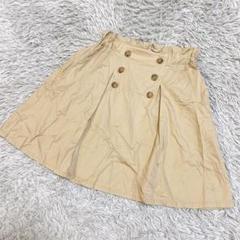 pom ponette ポンポネット　トレンチスカート　ベージュ　キッズ160