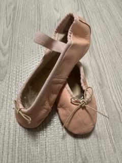Chacott チャコット レザー バレエシューズ ピンク 22cm