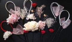 A 髪飾り 結婚式 成人式 夏祭り 浴衣 ウェディング ヘッドドレス