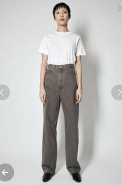 新品moussy 23インチHW COLOR LOOSE STRAIGHT MOUSSY（マウジー）の「HW COLOR LOOSE STRAIGHT（デニムパンツ