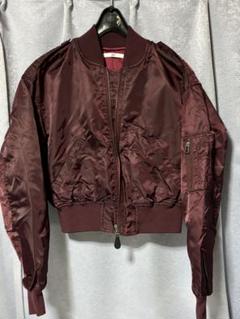 SLY ヴィンテージオーバーMA-1 ワインレッド SLY ヴィンテージオーバーMA-1 ワインレッド
