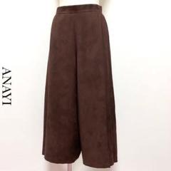 送料無料 ANAYI アナイ サイド プリーツ ワイド ガウチョ パンツ リネンライクワイドパンツ|ANAYI OFFICIAL ONLINE STORE｜アナイ