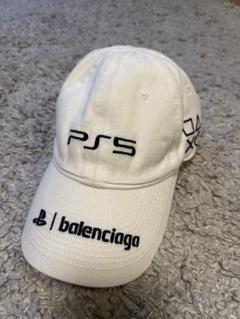 充実の品 balenciaga × PS5 コラボキャップ メルカリ - L ホワイト 帽子