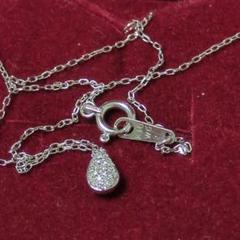 arigo　ザキッス　K10✾ホワイトゴールド✾ダイヤモンドネックレス arigo様専用 ザキッス K10✾ホワイトゴールド✾ダイヤモンド