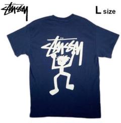 90s OLD STUSSY 紺タグ USA アメリカ製 シャドーマン Tシャツ