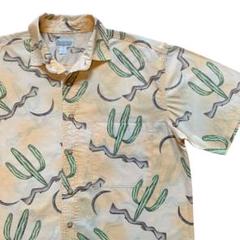 90's patagonia "CACTUS" A/C SHIRT USA