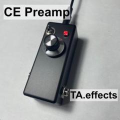 自作BOSS CE-1プリアンプ/TA7136AP仕様/黒 自作BOSS CE-1プリアンプ/TA7136AP仕様/黒