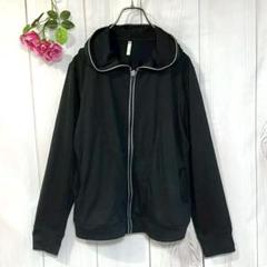 ユニクロ UNIQLO ジップアップパーカー【XL】ブラック系 フーディ
