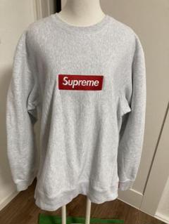 supremeシュプリーム ライトグレー スウェット