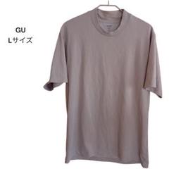 GU ジーユー ドライカーブクルーネックT(半袖) グレー　Lサイズ